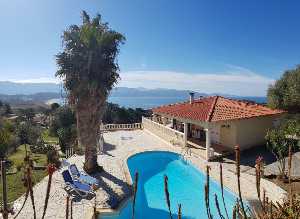 Villa Liamone Studio Fuer 3 Personen , 400 M Vom Strand, Pool, Klimaanlage Саґон Екстер'єр фото